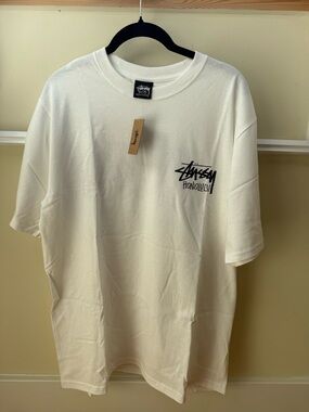 Stussy Honolulu White T-Shirt, Medium